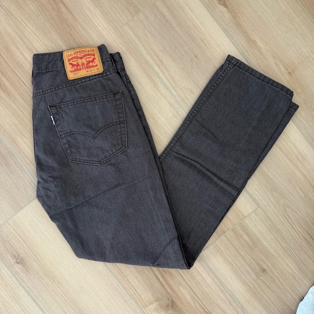 Levi's Men's Brown Black Espresso Jeans - 31x32